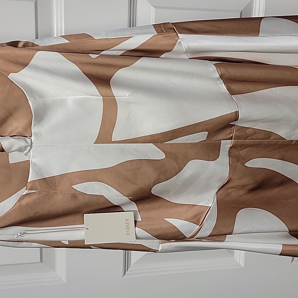 PARKER NIA ABSTRACT MAXI DRESS SIZE 4 NWT - Picture 11 of 15
